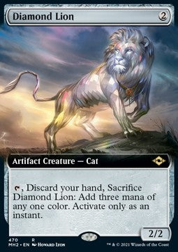 Diamond Lion (V.3) - Modern Horizons 2: Extras (Rare) [XMH2-470] Main image