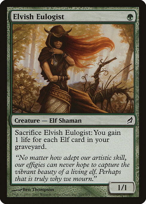 Elvish Eulogist – Lorwyn (LRW-205) Magic: The Gathering card Imagen principal del producto