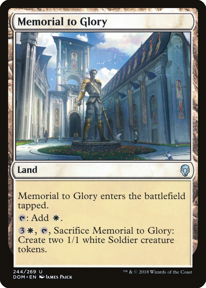 Memorial to Glory - Dominaria (Uncommon) [DOM-244]