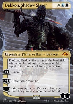 Dakkon, Shadow Slayer (V.1) - Modern Horizons 2: Extras (Mythic) [XMH2-304] Main image