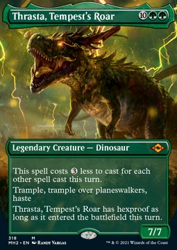 Thrasta, Tempest's Roar - Modern Horizons 2: Extras (Mythic) [XMH2-318] Hauptbild