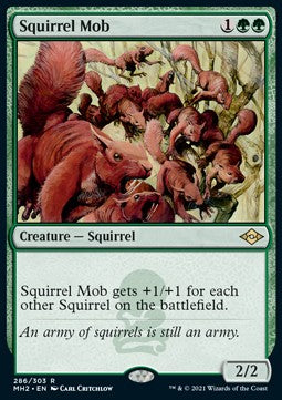 Squirrel Mob (V.1) - Modern Horizons 2 (Rare) [MH2-286] Main image