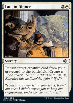 Late to Dinner - Modern Horizons 2 (Common) [MH2-19] Hauptbild