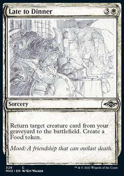 Late to Dinner - Modern Horizons 2: Extras (Common) [XMH2-329] Hover Image