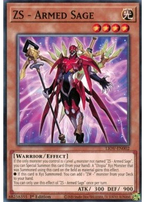 ZS - Armed Sage — Lightning Overdrive (LIOV-002) Yu-Gi-Oh! card Image principale du produit