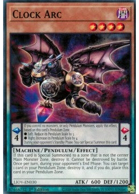 Clock Arc — Lightning Overdrive (LIOV-030) Yu-Gi-Oh! card Image principale du produit