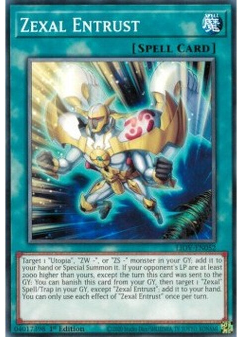 Zexal Entrust — Lightning Overdrive (LIOV-052) Yu-Gi-Oh! card Image principale du produit