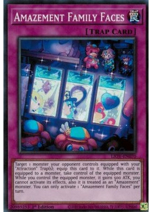 Amazement Family Faces — Lightning Overdrive (LIOV-070) Yu-Gi-Oh! card Image principale du produit