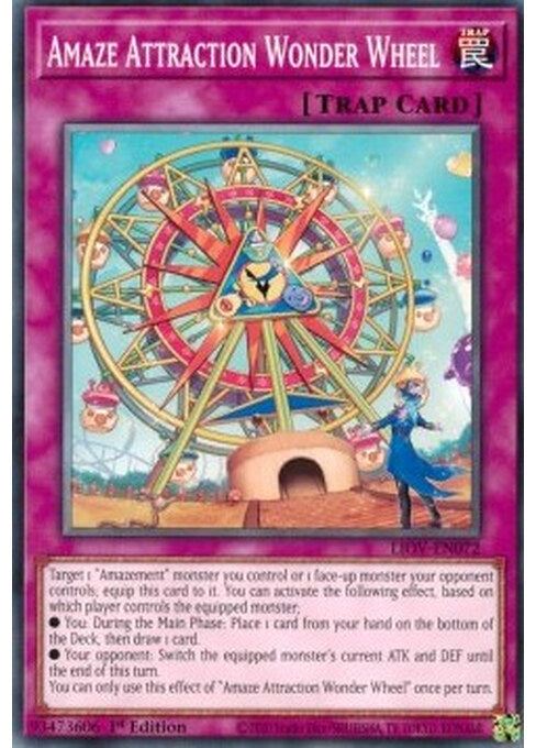 Amaze Attraction Wonder Wheel — Lightning Overdrive (LIOV-072) Yu-Gi-Oh! card Image principale du produit