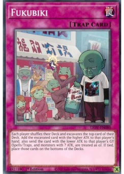Fukubiki — Lightning Overdrive (LIOV-080) Yu-Gi-Oh! card Image principale du produit
