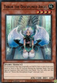 Thron the Disciplined Angel - Lightning Overdrive (Super Rare) [LIOV-082] Hoofdafbeelding