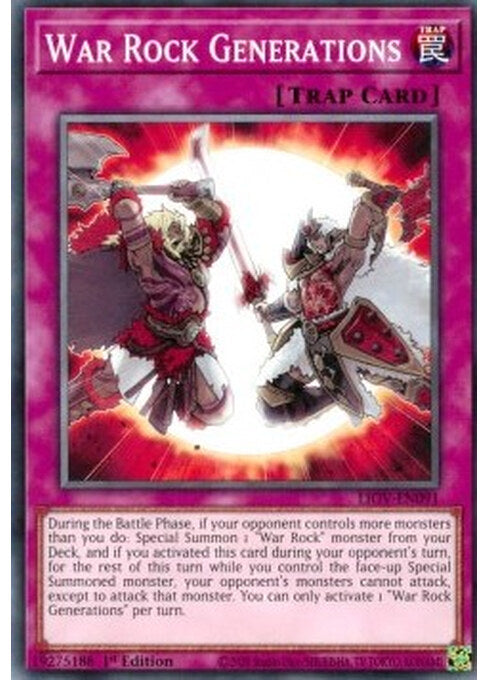 War Rock Generations — Lightning Overdrive (LIOV-091) Yu-Gi-Oh! card Image principale du produit
