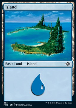Island (V.1) - Modern Horizons 2: Extras (Land) [XMH2-483] Hoofdafbeelding