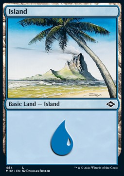 Island (V.3) - Modern Horizons 2: Extras (Land) [XMH2-484] Hoofdafbeelding