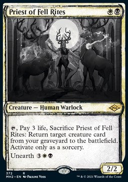 Priest of Fell Rites - Modern Horizons 2: Extras (Rare) [XMH2-372] Hover Image