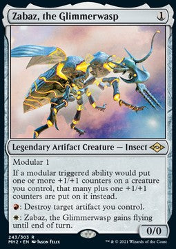 Zabaz, the Glimmerwasp - Modern Horizons 2 (Rare) [MH2-243] Main image