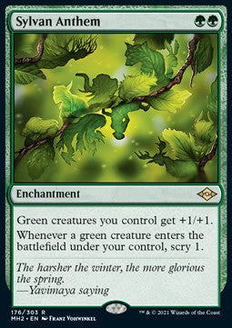 Sylvan Anthem - Modern Horizons 2 (Rare) [MH2-176] Hover Image