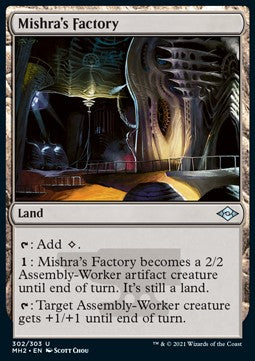 Mishra's Factory (V.1) - Modern Horizons 2 (Uncommon) [MH2-302] Hauptbild
