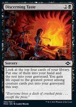 Discerning Taste - Modern Horizons 2 (Common) [MH2-82] Hauptbild