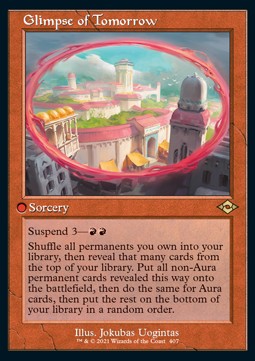 Glimpse of Tomorrow (V.1) - Modern Horizons 2: Extras (Rare) [XMH2-407] Main image