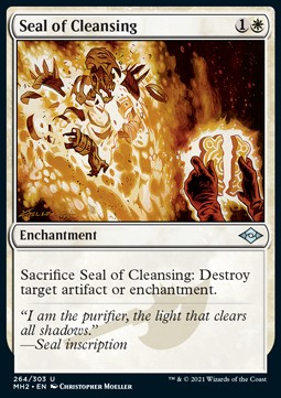 Seal of Cleansing (V.1) - Modern Horizons 2 (Uncommon) [MH2-264] Hover Image