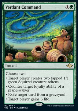Verdant Command - Modern Horizons 2 (Rare) [MH2-182]