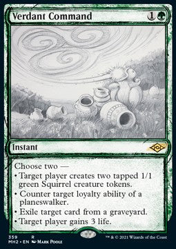 Verdant Command - Modern Horizons 2: Extras (Rare) [XMH2-359] Main image