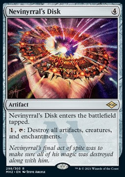 Nevinyrral's Disk (V.1) - Modern Horizons 2 (Rare) [MH2-298] Hover Image