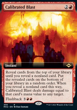 Calibrated Blast (V.3) - Modern Horizons 2: Extras (Rare) [XMH2-456] Main image
