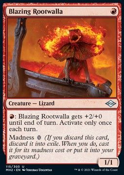 Blazing Rootwalla - Modern Horizons 2 (Uncommon) [MH2-115] Hauptbild