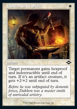 Blacksmith's Skill (V.1) - Modern Horizons 2: Extras (Common) [XMH2-381] Hoofdafbeelding