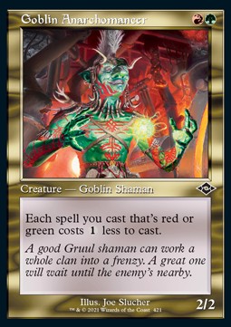 Goblin Anarchomancer (V.1) - Modern Horizons 2: Extras (Common) [XMH2-421] Hoofdafbeelding