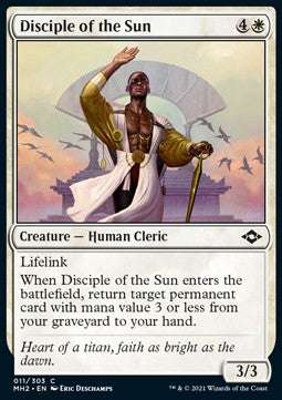 Disciple of the Sun - Modern Horizons 2 (Common) [MH2-11] Hoofdafbeelding