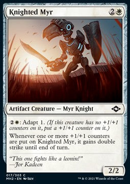 Knighted Myr - Modern Horizons 2 (Common) [MH2-17] Immagine principale del prodotto