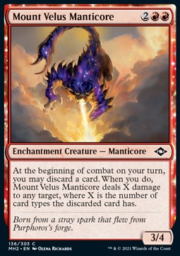 Mount Velus Manticore - Modern Horizons 2 (Common) [MH2-136] Immagine principale del prodotto