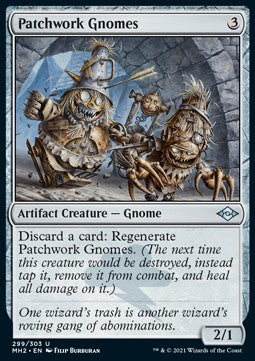 Patchwork Gnomes (V.1) - Modern Horizons 2 (Uncommon) [MH2-299] Hover Image