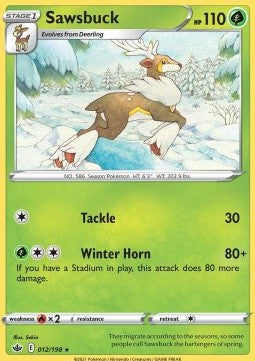 Sawsbuck - Chilling Reign (Rare) [CRE-012] Main image
