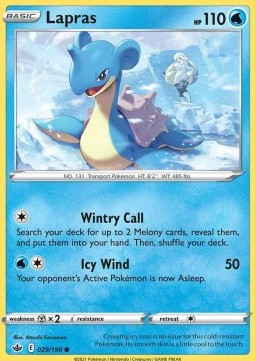 Lapras - Chilling Reign (Common) [CRE-029] Hover Image