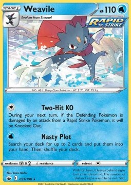 Weavile - Chilling Reign (Holo Rare) [CRE-031] Hover Image