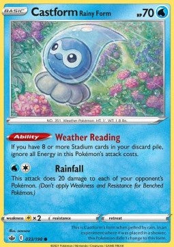 Castform Rainy Form - Chilling Reign (Common) [CRE-033] Hover Image
