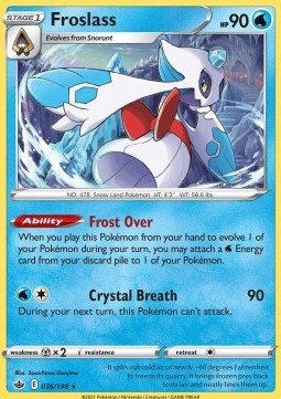 Froslass - Chilling Reign (Holo Rare) [CRE-036] Hover Image