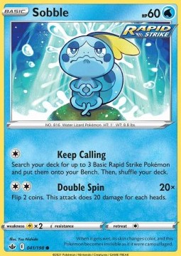 Sobble - Chilling Reign (Common) [CRE-041] Main image