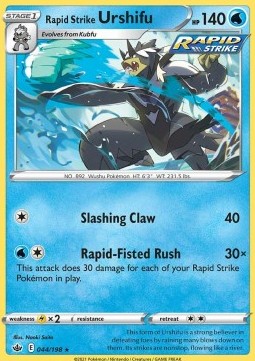 Rapid Strike Urshifu - Chilling Reign (Holo Rare) [CRE-044] Hover Image