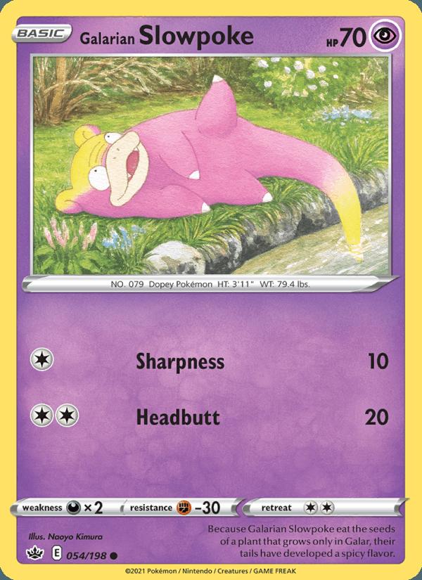 Galarian Slowpoke - Chilling Reign (Common) [CRE-054] Immagine principale del prodotto