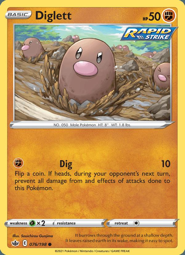 Diglett - Chilling Reign (Common) [CRE-076] Hoofdafbeelding