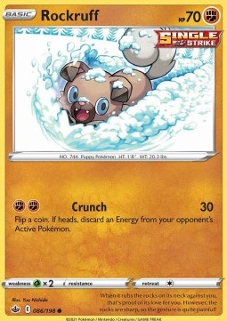 Rockruff - Chilling Reign (Common) [CRE-086] Hover Image