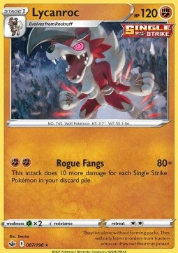 Lycanroc - Chilling Reign (Holo Rare) [CRE-087] Hauptbild