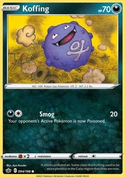 Koffing - Chilling Reign (Common) [CRE-094] Hoofdafbeelding