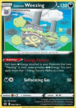 Galarian Weezing - Chilling Reign (Rare) [CRE-096] Hauptbild