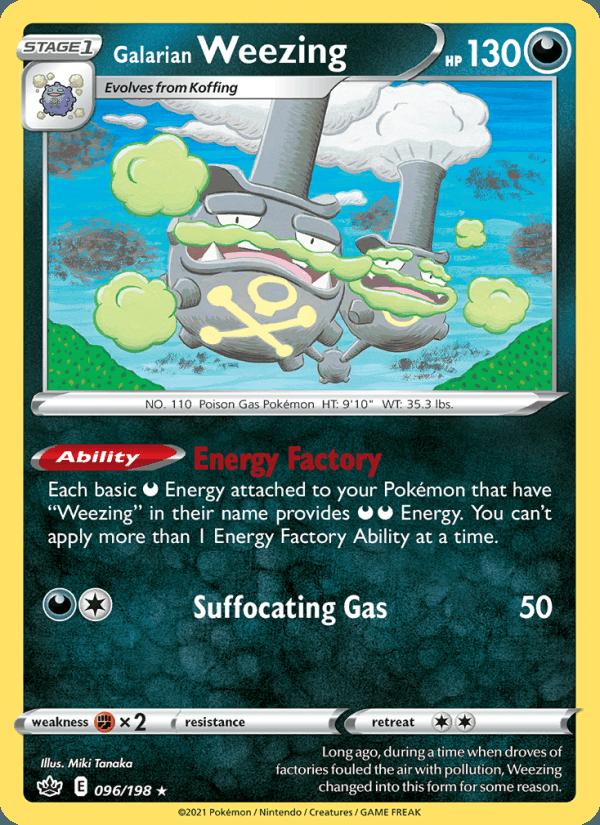 Galarian Weezing - Chilling Reign (Rare) [CRE-096] Immagine principale del prodotto